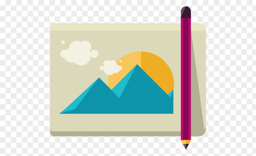 A Pen And Painting Drawing Icon PNG