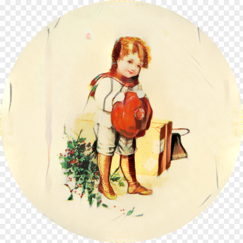 Dishware Red Hair Christmas Ornament PNG