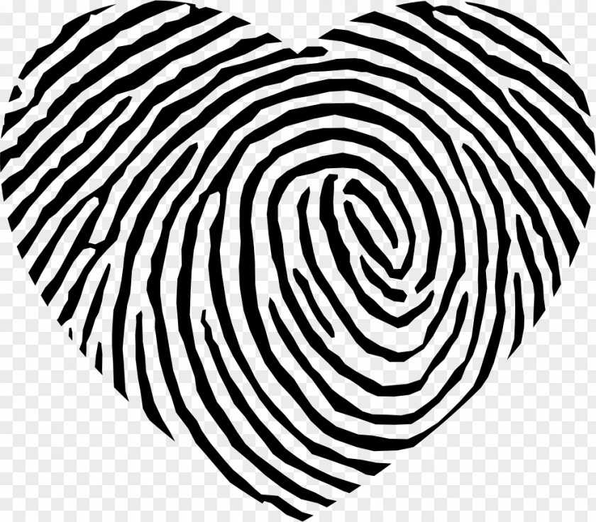 Heart Fingerprint Shape Tattoo PNG