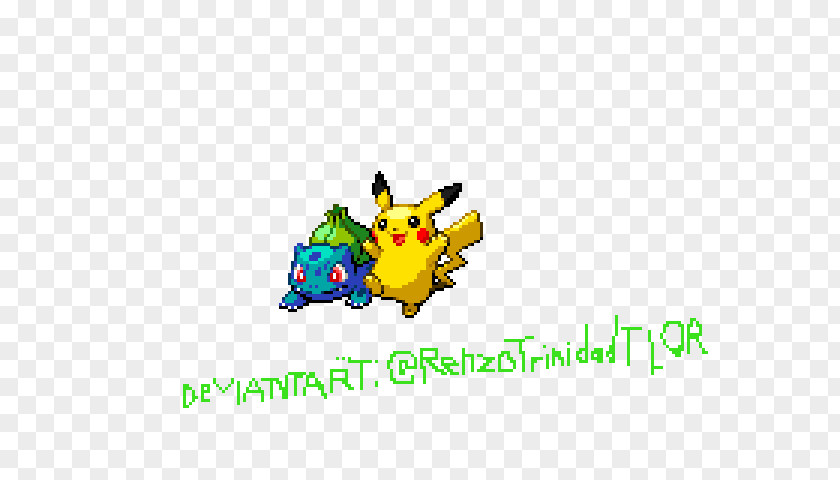Bulbasaur And Pikachu Logo Brand PNG