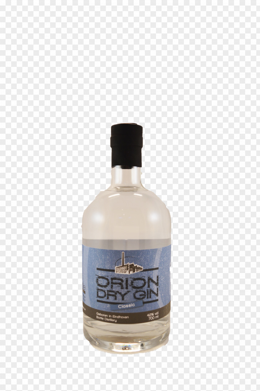 Gin Bottle Mockup Free Liqueur PNG