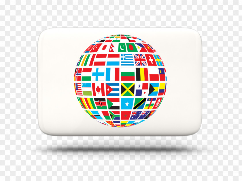 Globe Flags Of The World Map PNG