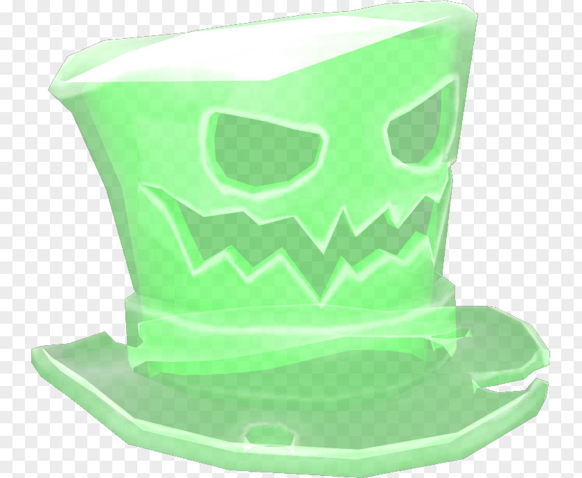 Hand-painted Hat Plastic Green PNG