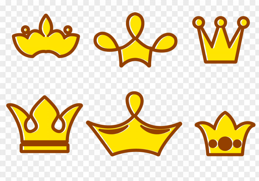 Imperial Crown Cartoon Logo Clip Art PNG