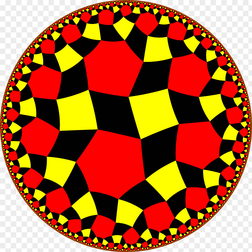 Plane Tessellation Hyperbolic Geometry Uniform Tilings In Rhombitetrahexagonal Tiling PNG