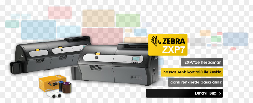 Printer Inkjet Printing Card Zebra ZXP Series 7 Output Device PNG