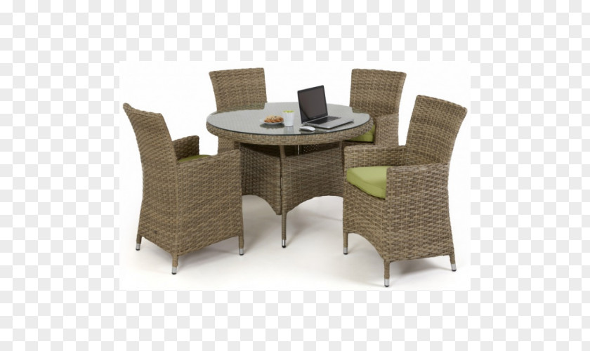 Table Rattan Chair Dining Room Garden Furniture PNG