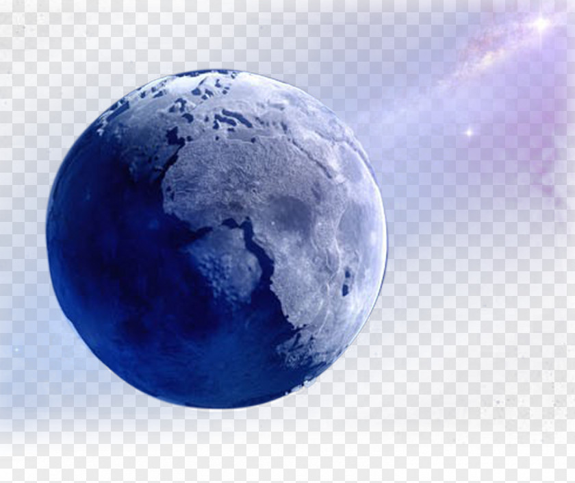 Deep Blue Planet Earth Stock Photography PNG