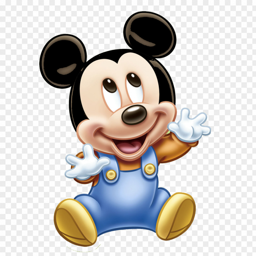 Mickey Mouse Minnie Infant Birthday Cupcake PNG