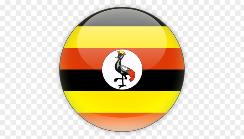 Round Background Flag Of Uganda National PNG