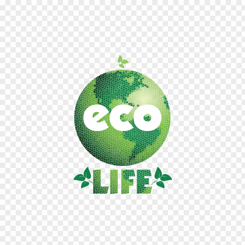 Vector Green Earth Logo Ecology PNG