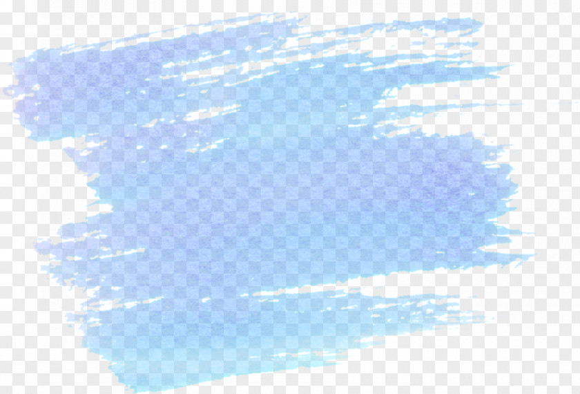 Watercolor Brush Blue Sky Daytime Sunlight Turquoise PNG