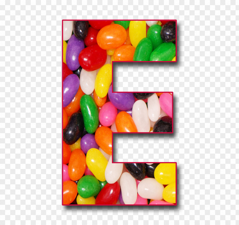 Black Beans Jelly Bean Letter Case Alphabet Candy PNG
