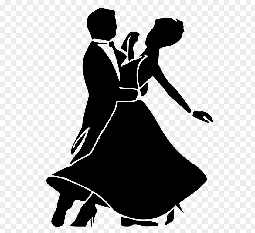 Fantasy Silhouette Ballroom Dance Sequence Swing Waltz PNG