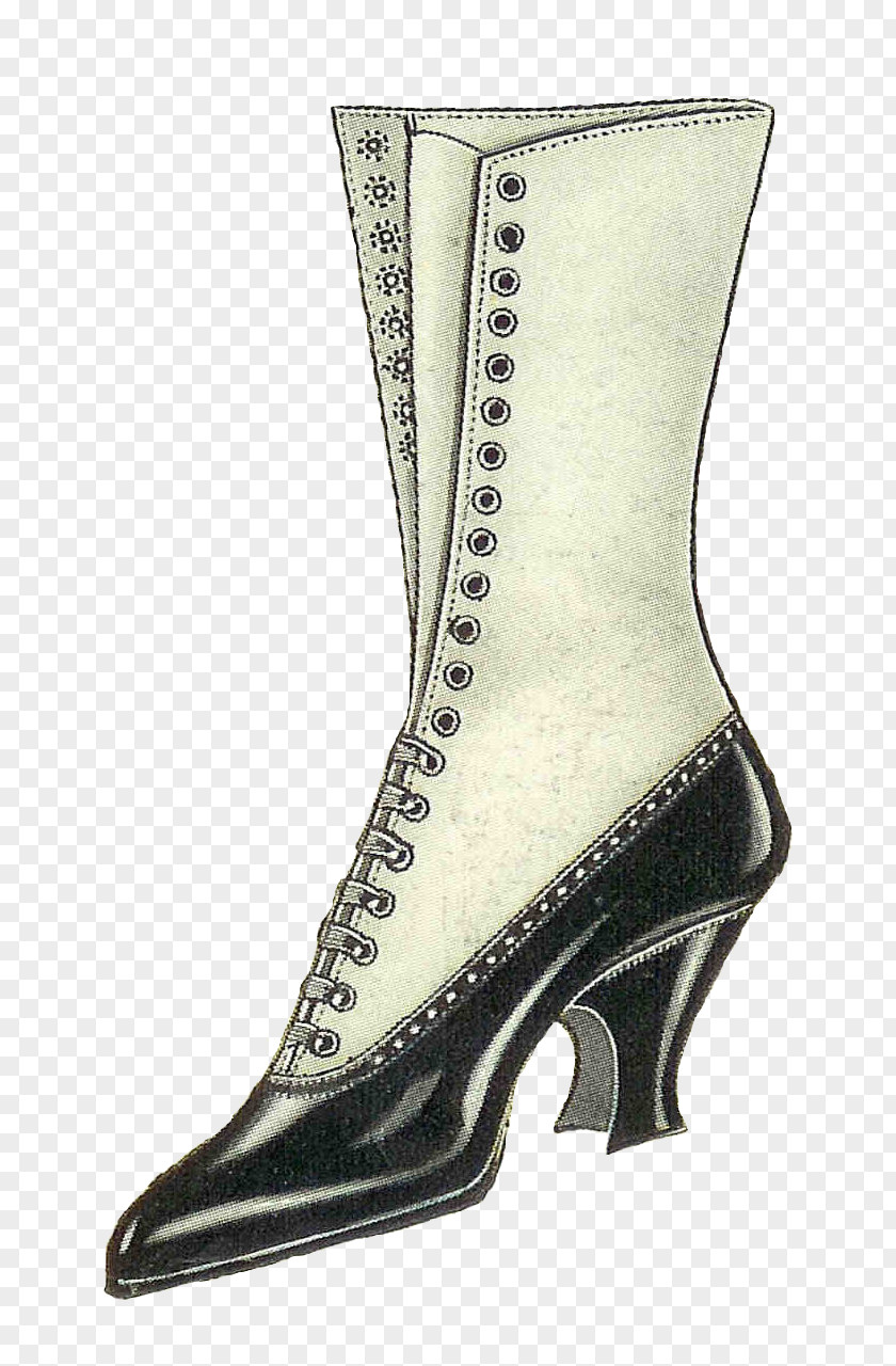 Fashion Shoes High-heeled Shoe Boot Vintage Clothing Clip Art PNG