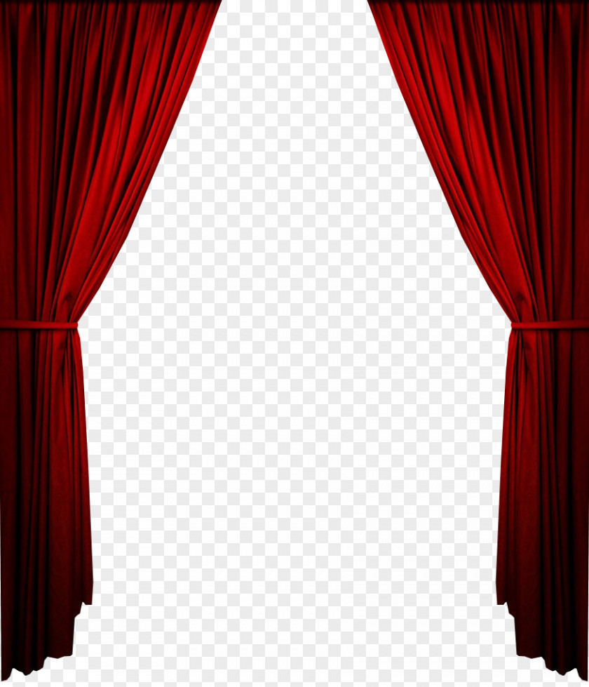 Red Curtain PNG curtain clipart PNG
