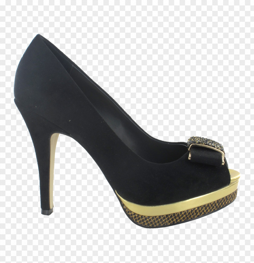Sandal Black Court Shoe Absatz Einlegesohle PNG