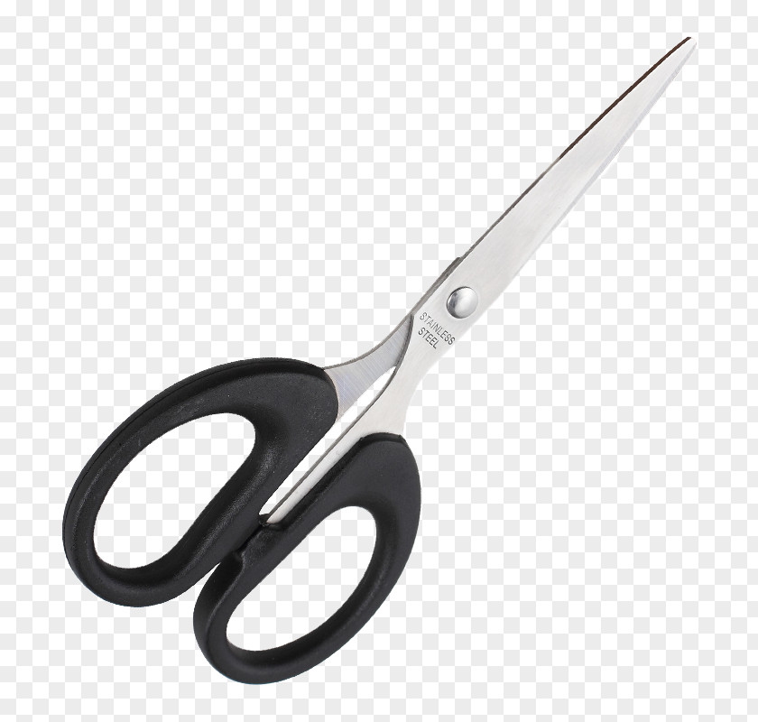 Black Scissors Gratis Hair-cutting Shears Icon PNG