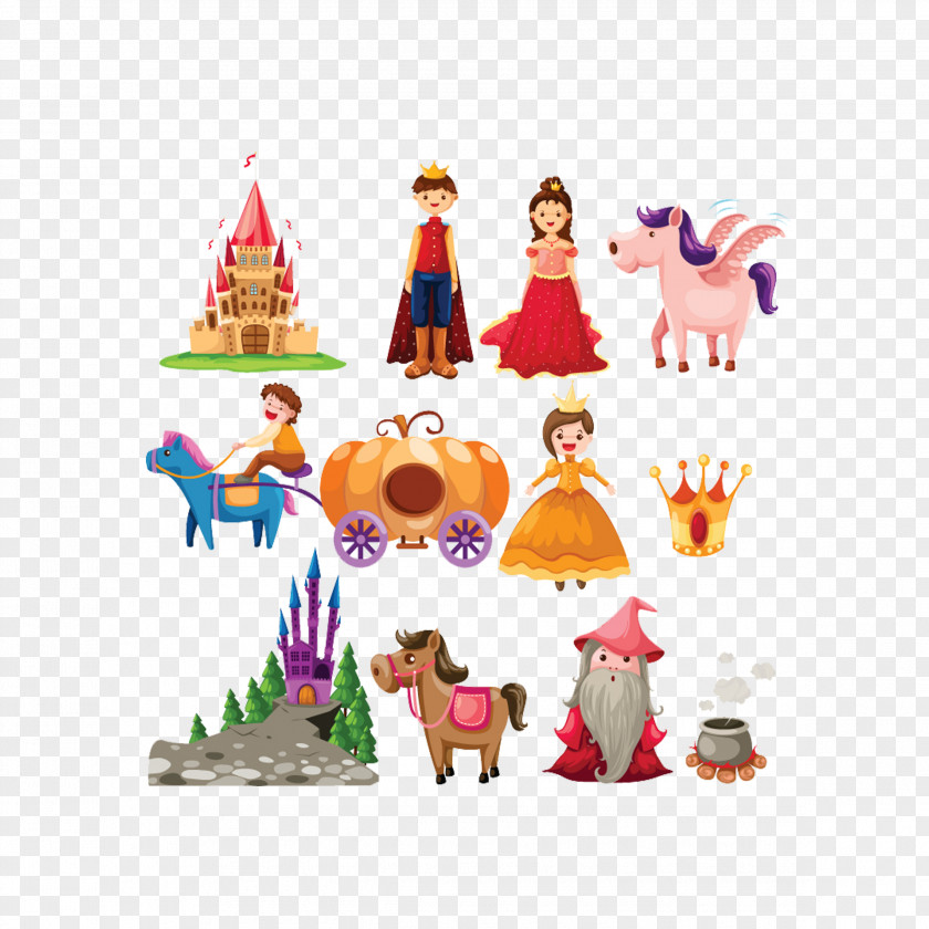 Cartoon Fairy Tale Characters Cinderella Clip Art PNG