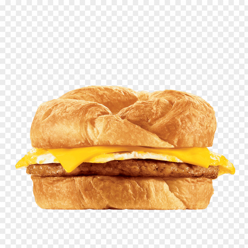 Croissant Breakfast Sandwich Cheeseburger Bacon, Egg And Cheese Ham PNG