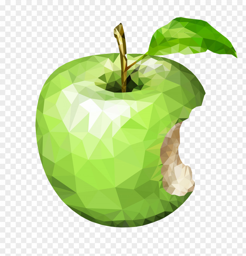 Crystal Apple Vector Icon Image Format PNG