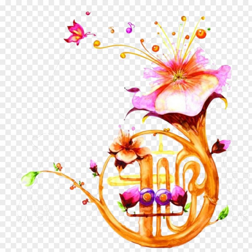 Hand Colored Pattern Saxophone Hand-colouring Of Photographs PNG