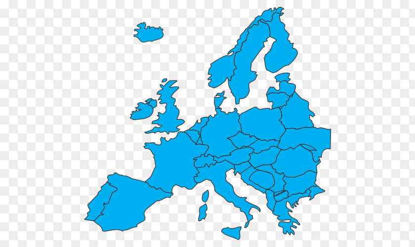 Map Europe Vector Clip Art PNG