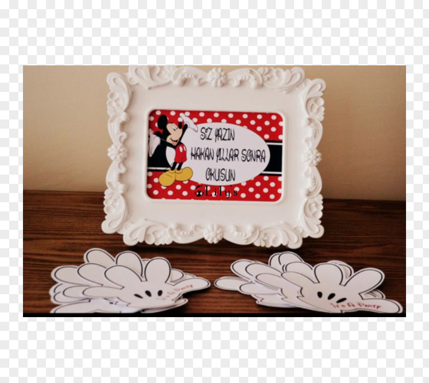 Mickey Mouse Birthday Party Picture Frames PNG