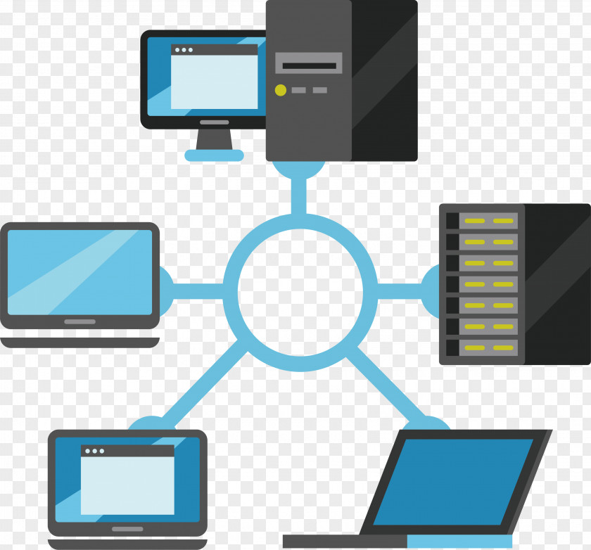 Server Network Diagram Computer Hardware Download Icon PNG