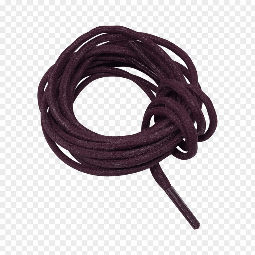 Shoelaces Cotton Thin Round Waxed 2.0 Material PNG