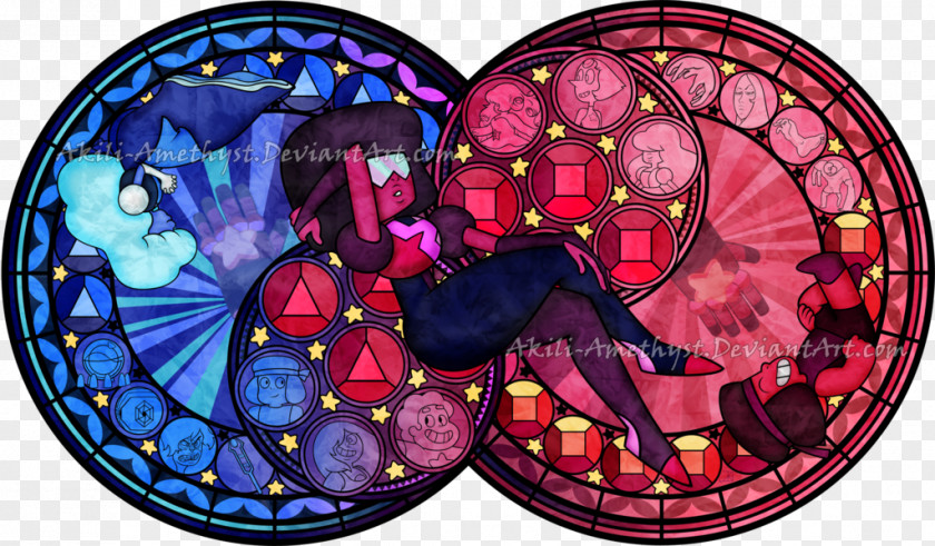 Window Garnet Stained Glass Steven Universe PNG