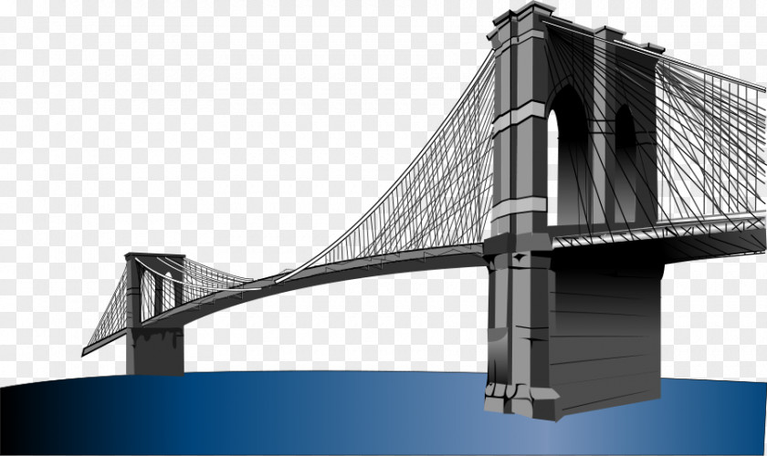 Black Bridge Cliparts Brooklyn Realty Clip Art PNG