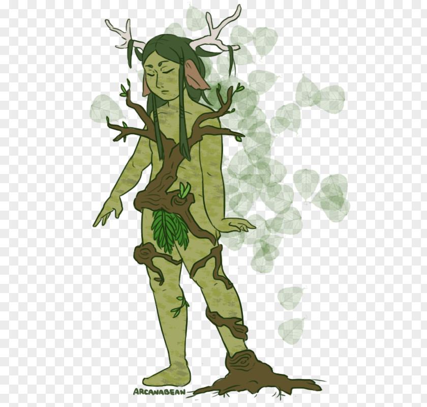 Fairy Costume Design Cartoon Plant Stem PNG