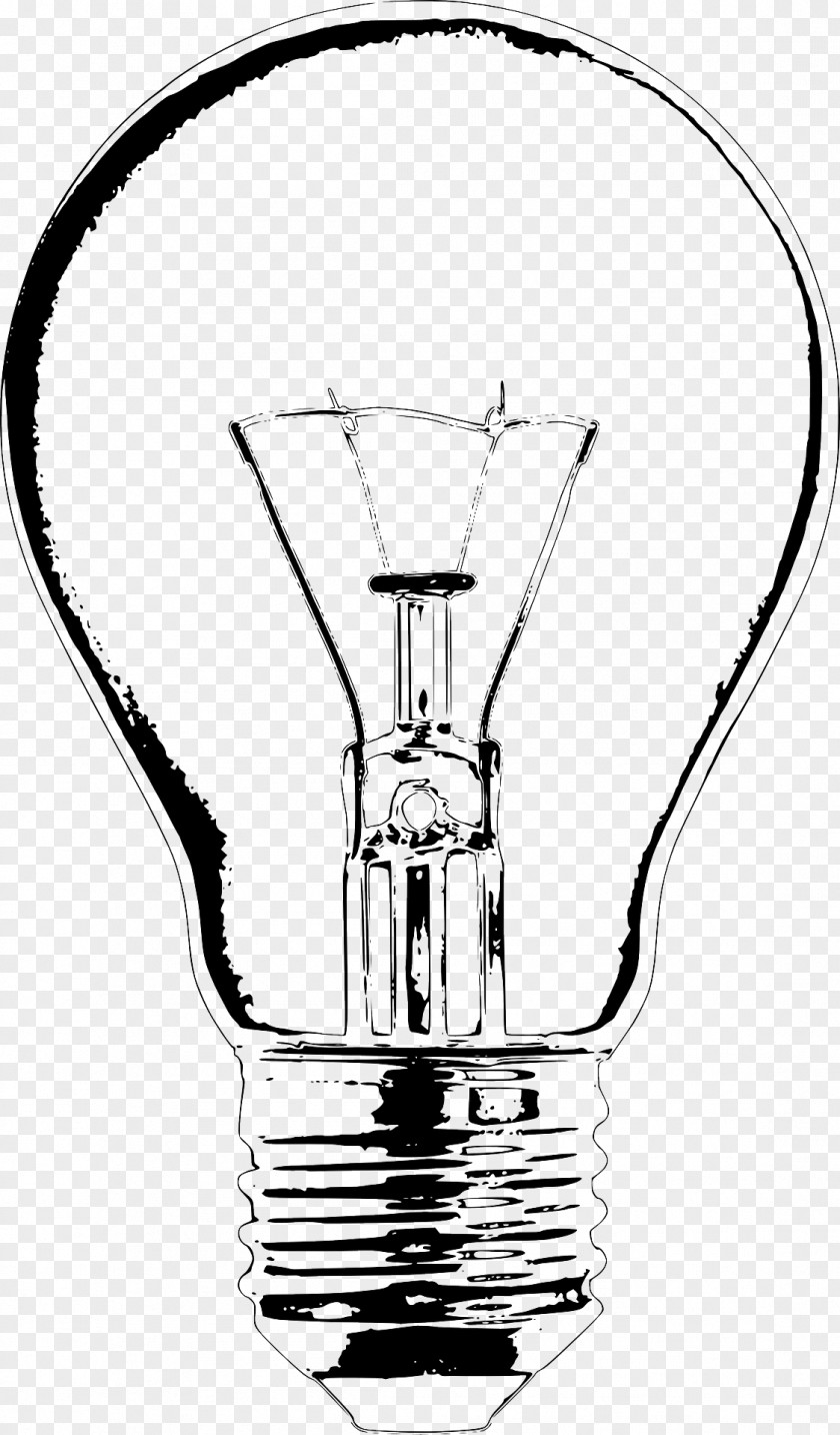 Ordinary Glass Bulb Incandescent Light Lamp Clip Art PNG