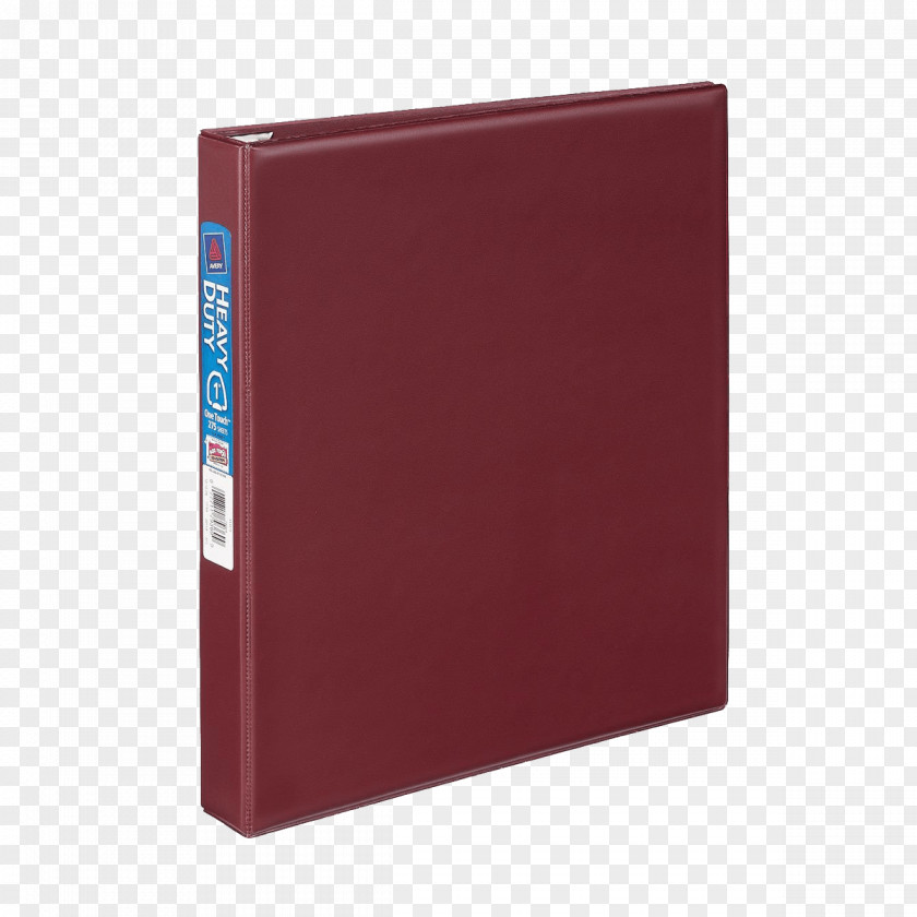 Ring Binder Maroon Avery Dennison Inch PNG