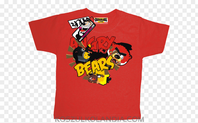 T-shirt Top Red Cotton Sleeve PNG