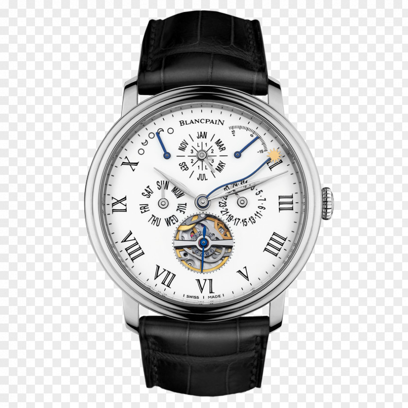 Watch Villeret Blancpain Complication Chronograph PNG
