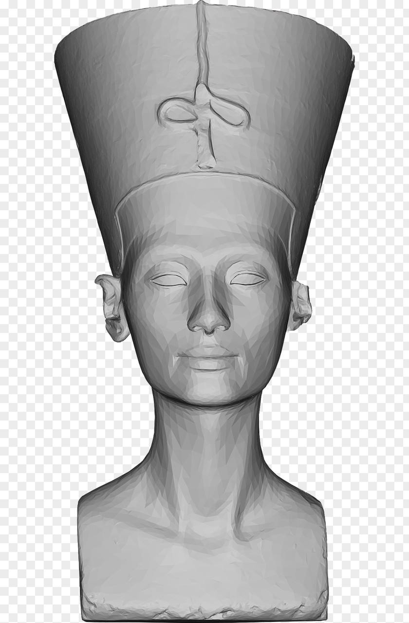 Bust My Brain Nefertiti Ancient Egypt PNG