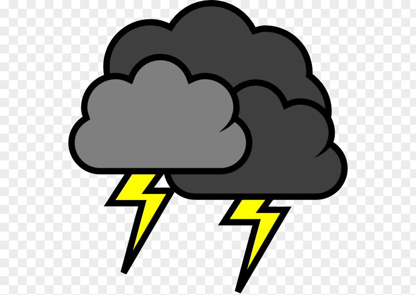 Cloud Lightning Cliparts Thunderstorm Clip Art PNG