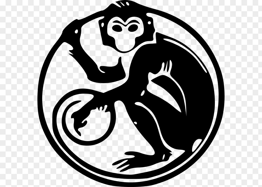 Monkey Chinese Zodiac New Year Astrological Sign PNG