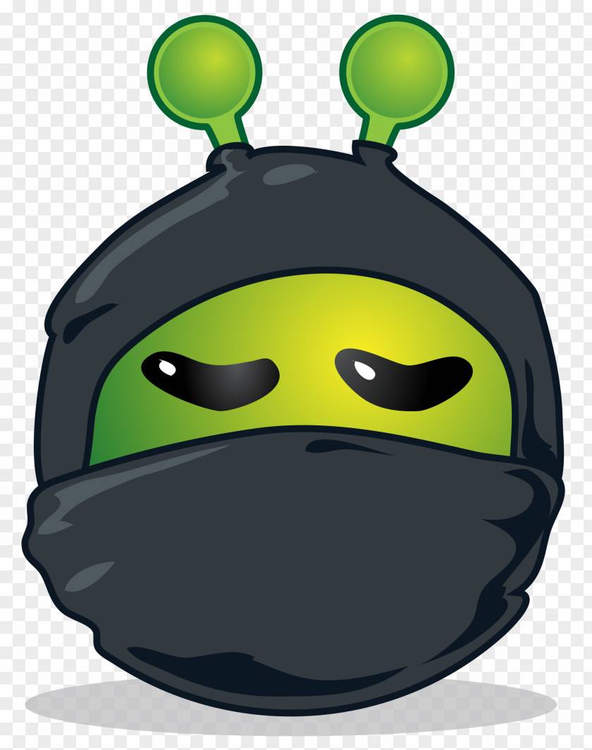 Ninja Smiley Alien Emoticon YouTube Clip Art PNG