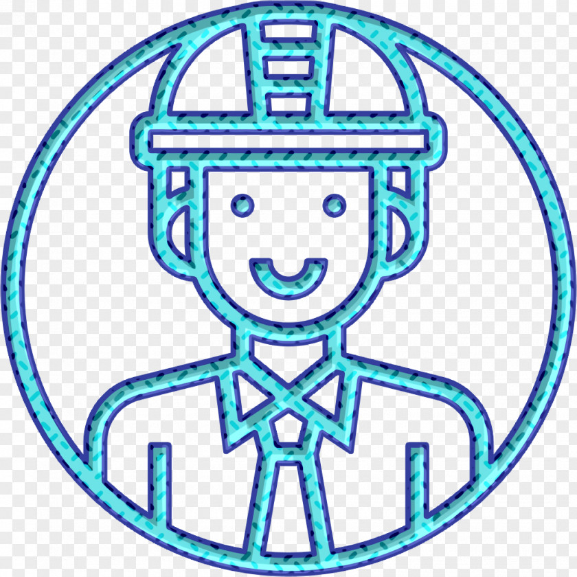 Occupation Avatars 2 Icon Constructor Engineer PNG