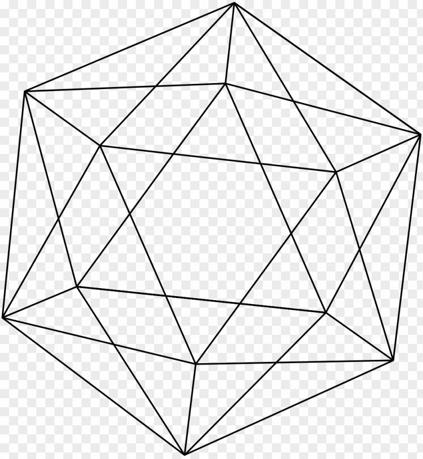 Polyhedron Regular Icosahedron Uniform Schlegel Diagram PNG