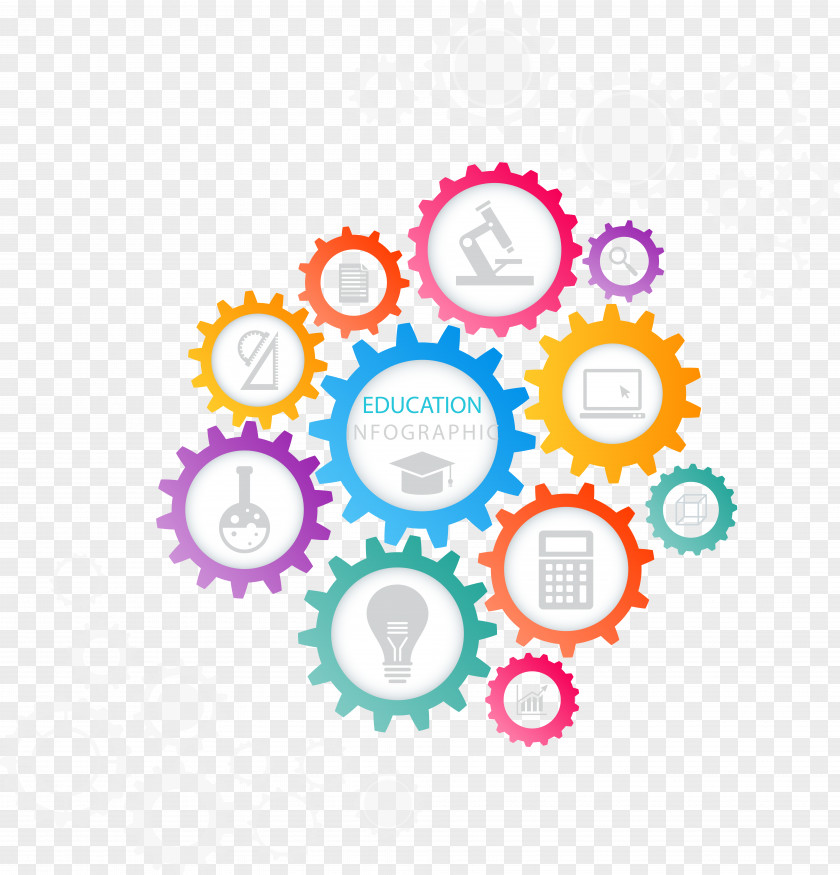 Ppt Element Gear Euclidean Vector Plot Infographic PNG