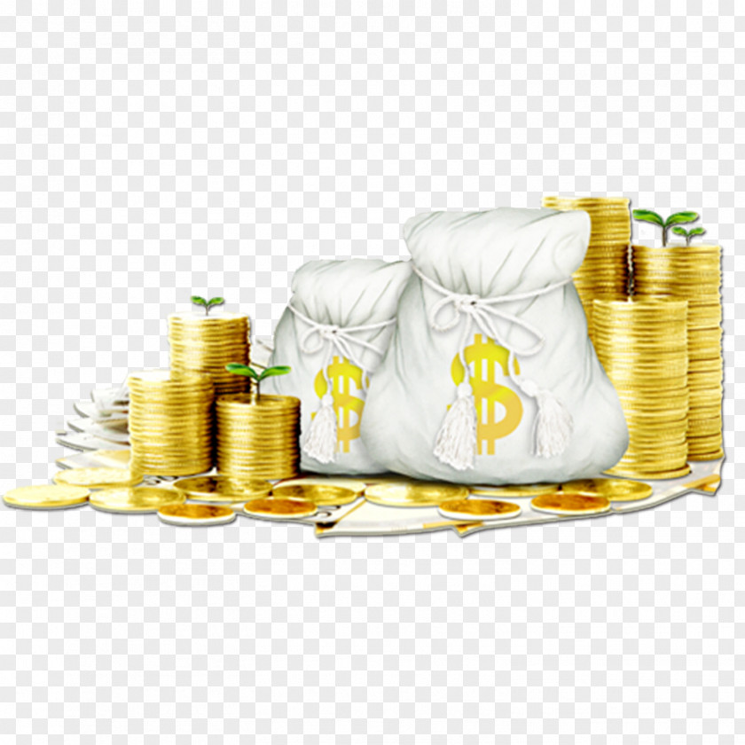 Wealth Of Gold Coins Coin PNG