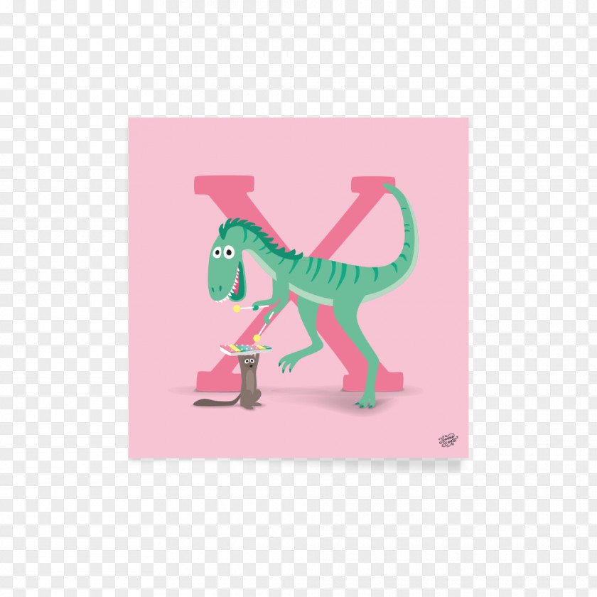 Xerus Velociraptor Pink M RTV Animal PNG