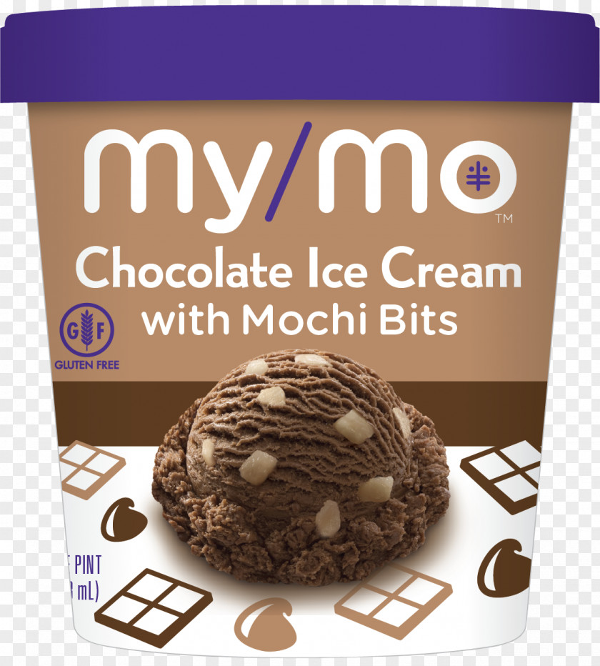 Caramel Cream Chocolate Ice Mochi Lo Mai Chi PNG