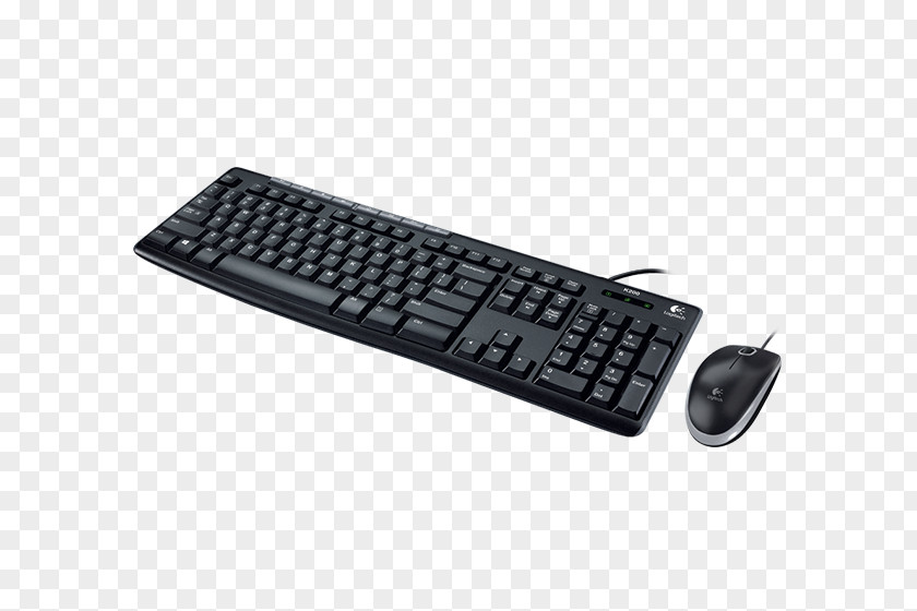 Computer Mouse Keyboard Logitech MK200 Media Combo Keyboard/Mouse 920-002565 MK120 Desktop PNG