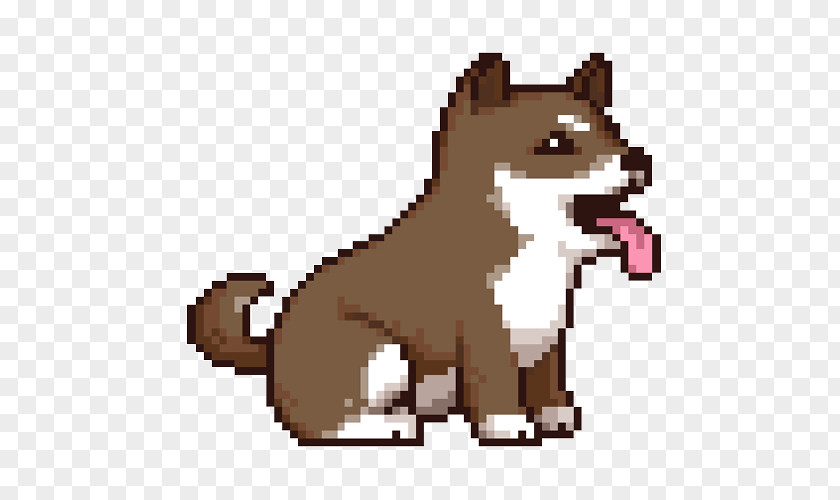 Dashound Doge Pixel Art Shiba Inu PNG