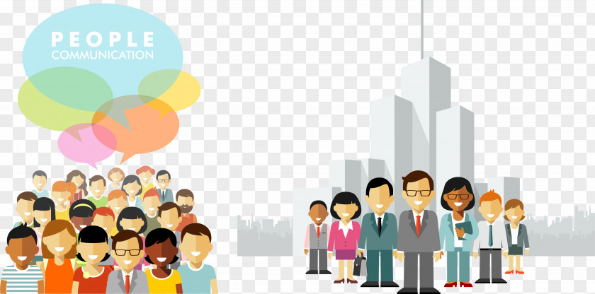 Flat Business People Vector Concept Illustration PNG